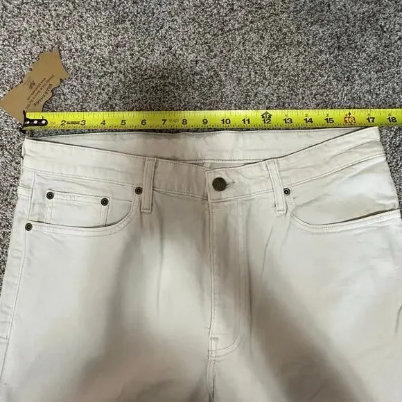 BILLS KHAKIS Men's 5-Pkt Classic Fit Bullard Twill Size 34 In Bone - Picture 6 of 11